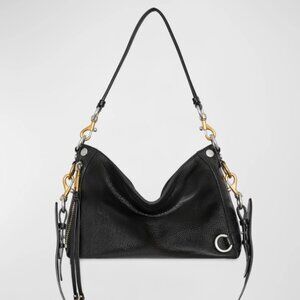 ALMOST NEW! Perfect Rebecca Minkoff MAB crossbody shoulder bag Black Dual Metal